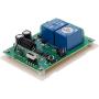 Calvas DC 12V 2CH RF 433MHz Wireless Switch Relay Receiver Module With Remote Control For DC Motor Forward Reverse Controller D03