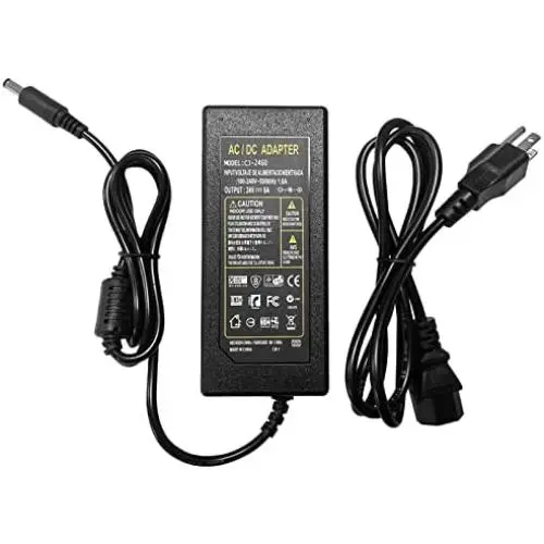 24V 6A 144W AC Power Supply Adapter 6amp 100-240V AC to DC 24 Volt 6Amp 5.5mm x 2.1mm DC Plug, for DC 24V LED Strip Light, CCTV Cameras