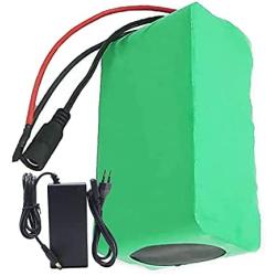 Wnicek 48V E-Bike Battery Pack 10Ah 13S 3P Customizable Lithium Battery for 200W 350W 500W 750W 1000W Motor for Electric Tools Electric Scooters Electric Bicycles with Charger