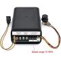 ICQUANZX DC Brush Motor Speed Controller DC10-55V Forward Reverse with Digital Display&Fan Inside 40A-60A