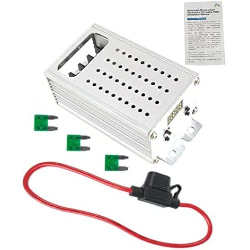 PWM Recoverable Overcurrent Protection Soft Start Variable Speed DC Motor Speed Controller Switch Control 9-70V 35A