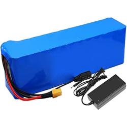 Wnicek 48V 7800mAh E-Bike Lithium Battery 13S 3P 7.8Ah Rechargeable Battery Pack Fit for 500W-50W Motor Electric Bicycles Li-ion Battery Pack with BMS and 2A Charger