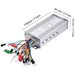 Alomejor 36V/48V 1000W Motor Controller Electric Bicycle Hub Motor Hall Sensor Controller for E Bike