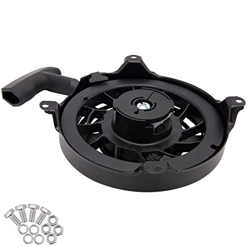 497680 Recoil Starter Assembly | 497680 Rewind Starter | Rewind Recoil Starter Compatible with Briggs and Stratton 497680 6.75 Motor Oregon 31-068 and Rotary 12368
