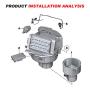 Boskavalo A/C Heater Blower Motor for BMW 5 6 7 Series F02 F06 F07 F10 64119242607