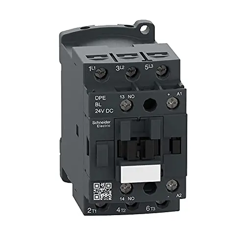 Contacteur IEC TeSys Easy DPE25BL Schneider Electric, 10HP, 480V, 24VDC Bobine, Bornes à Vis à Boulon Contacteur IEC TeSys Easy DPE25BL Schneider Electric, 10HP, 480V, 24VDC Bobine, Bornes à Vis à Boulon