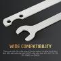 Orion Motor Tech Fan Clutch Wrench Set Compatible with BMW E34 E36 E39 E46 E90, 2pc Water Pump Removal Tool Kit with 32mm Fan Clutch Nut Wrench and 37cm Water Pump Pulley Holder for German Engines