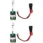 QWORK 80W 6V 12V 24V 28V 3A PWM Speed Control Reversible Switch Adjustable DC Motor Speed Controller 1203BB DC Motor Driver Commutation Reversing, 2 Packs