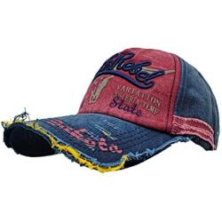 Blackreld South State Cotton Baseball Cap, Adjustable Snapback Dad Hat Cool Vintage Washed Low Profile Classic Summer Hats