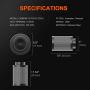 4 Inch Inline Duct Fan and 4 Inch Carbon Filter
