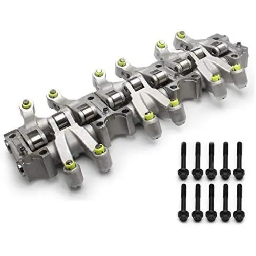 MUSHENG 4892293AC Exhaust Valve Rock Arms Rocker Arm Shaft Lifter Assembly Fit for Dodge Charger Challenger Journey 3.5L 2005-2010 for Chrysler 300 Pacifica with 3.5/4.0 Engine 2004-2010