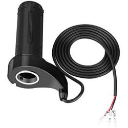 Motorcycle Speed Control Handlebar, Universal Handlebar Grips, Left/Right Thumb Throttle Electric Bicycle Speed Controller for Bicycles, Scooters, Electric Bicycles
