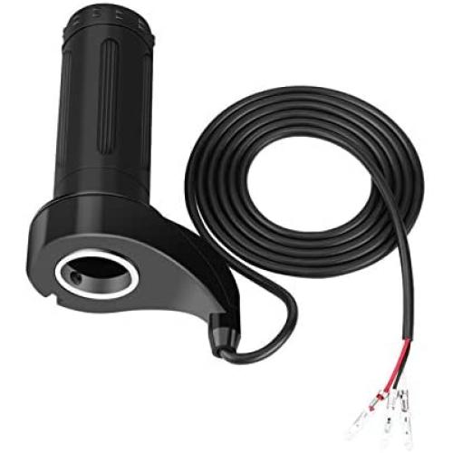 Motorcycle Speed Control Handlebar, Universal Handlebar Grips, Left/Right Thumb Throttle Electric Bicycle Speed Controller for Bicycles, Scooters, Electric Bicycles