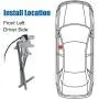 741-801 Power Window Regulator and Motor Assembly Driver Side Front Compatible for 1998 1999 2000 2001 2002 Chevy Prizm Base/LSi, Toyota Corolla CE/LE/VE, 1.8L, OE Replace Parts