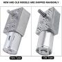 DC 12V Electric Motor Reversible High Torque Turbo Worm Electric Geared Gear Box Reduction Electric Motor(20RPM)