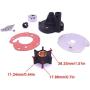 Boat Motor 391391 382797 763758 778166 0391391 0382797 0763758 0778166 Water Pump Repair Kit with Housing for Evinrude Johnson OMC BRP 5.5HP 6HP 7.5HP Outboard Engine