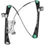 A-Premium Electric Power Window Regulator Without Motor Compatible with Lincoln LS 2003-2006 Sedan Front Left Driver Side