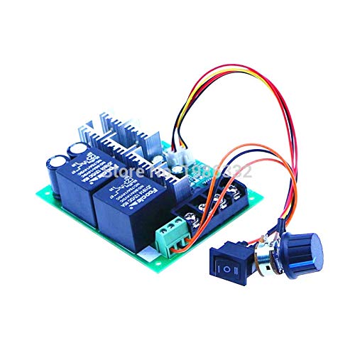 Laliva Tool - WS16 10-50V 2000W 40A DC Motor Speed Controller Brush Motor PWM Forward Reversing Control Regulator Switch 10V 12V 24V 36V 48V