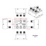 12V 50Amp Forward and Reverse Relay Module for Motor/Linear Actuator, Reversing Relay Module
