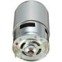 Xuulan Xianglaa-Motor 775 DC Motor DC 12V-36V 3500-9000 RPM, Ball Bearing Large Torque High Power Low Noise Motor Silver,