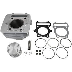 NICECNC Engine Cylinder Heads, Cylinder kit Piston 72mm Rings Gaskets Compatible with Suzuki GN250 DR250 GZ250 DR250S