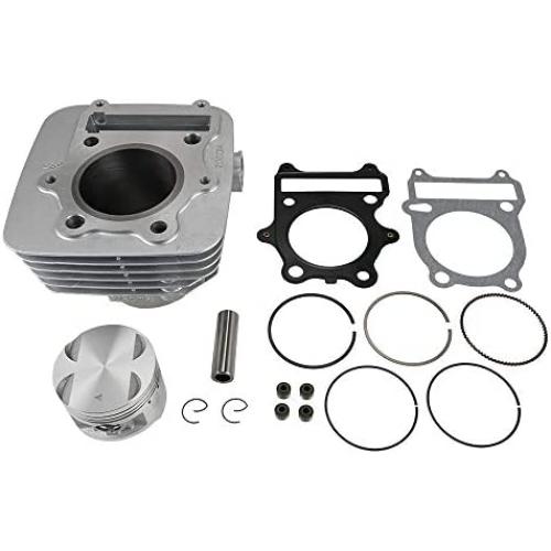 NICECNC Engine Cylinder Heads, Cylinder kit Piston 72mm Rings Gaskets Compatible with Suzuki GN250 DR250 GZ250 DR250S