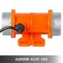 VEVOR AC Concrete Vibrator 110V Motor Vibrating Motor 100W Single Phase AC Electric Vibrating Motor Aluminum Alloy Case 3600rpm Asynchronous Vibration Motor 2M Cable Concrete Vibrator IP65 Waterproof
