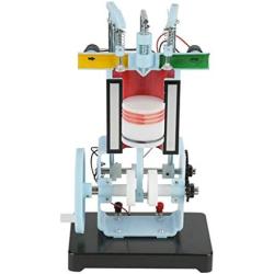 4 Stroke Internal Combustion Engine Model Diesel Engine Model Four-Stroke Single-Cylinder Diesel Engine Model for Physics Mechanics Experiment Teaching Instrument