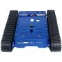 Robot Chassis Smart Robot Car Chassis Kit Aluminum Alloy Tank Chassis with 2WD Motors for Arduino/Raspberry Pi DIY Remote Control Robot Car Toys