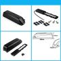 Jieoto 36V 48V 52V Ebike Battery 15AH 13AH 18AH Mountain Bike Lithium Ion Battery Pack for 250W 500W 750W 1000W Electric Bike Motor with USB Port, 3A Charger, Safety Lock.