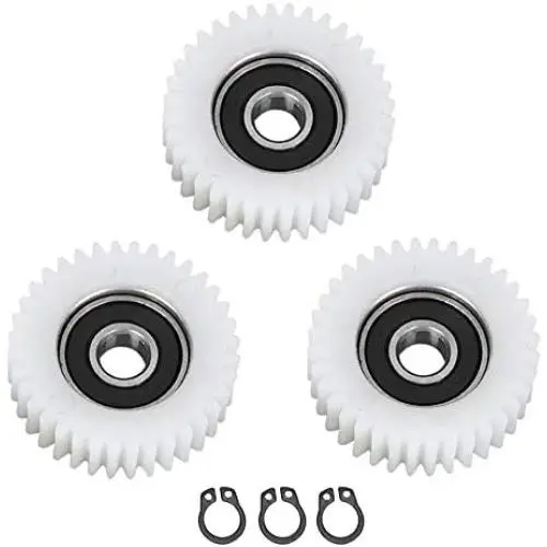 SH-RuiDu 3PCS Nylon Drive Gear 36T Planetary Gears E-Bike Wheel Hub Motor Planetary Gears W/Bearing Equipment Tool Accessory