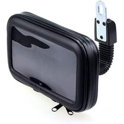 Universal Motorcycle Motor Rearview Mirror Bike Phone Mount Holder Mobile Phone Waterproof Case Cover Bag Holder Mount Stand for Phone X 8/8 Plus Samsung Xiaomi etc Within 5.5