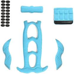 PAXLamb Foam Padding Kit 23PCS Head Protection Liner Inner Protective Pads Bicycle Replacement Universal Pad Cushion Mat for Bike Motorcycle Cycling Riding Sport Helmets