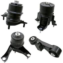 4pcs Set Motor Mounts Kit Compatible with 2010-2011 Toyota Camry (2.5L) 4 Cylinder Automatic Transmission (Auto Trans) Engine Mounts