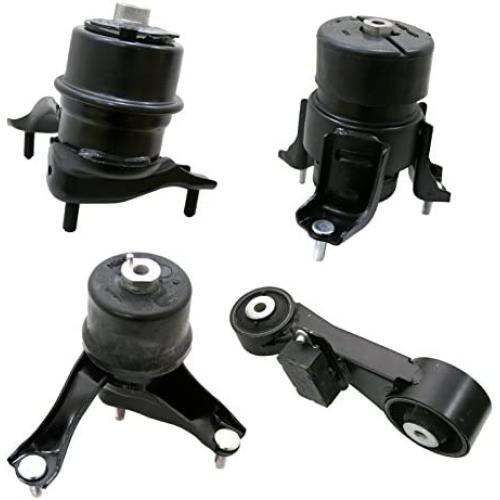 4pcs Set Motor Mounts Kit Compatible with 2010-2011 Toyota Camry (2.5L) 4 Cylinder Automatic Transmission (Auto Trans) Engine Mounts