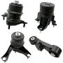 4pcs Set Motor Mounts Kit Compatible with 2010-2011 Toyota Camry (2.5L) 4 Cylinder Automatic Transmission (Auto Trans) Engine Mounts