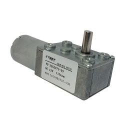 BEMONOC Small 12 Volt Gear Motor High Speed Worm Geared Motor 110 RPM for Robot Parts