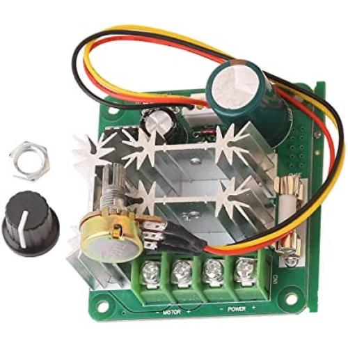 OCESTORE DC Motor Speed Controller PWM PLC CCMHCN Variable Speed Regulator Governor Switch with Speed Control Knob 6V-90V 15A