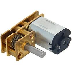 Heyiarbeit DC 3V 50RPM Mini Metal Gearwheel Gear Motor U-Type Inversion Speed Reduction Gear Box Motor for Robot Model DIY RC Toys
