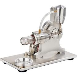 Sunnytech Hot Air Stirling Engine Motor Model Educational Toy Electricity Generator Colorful LED SC (SC005)