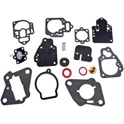 Carburetor Rebuild Kit,Gasket and Diaphragm Kit 1395-9761 1 1395-9725 1395-97611 for Mercury Marine 6-25HP 2cyl