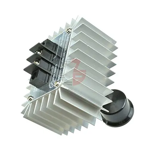 Régulateur de vitesse de moteur 220V 5000W SCR pour Contrôle de vitesse, gradation de lumière, thermostats et gouverneurs pour éclairage LED Régulateur de vitesse de moteur 220V 5000W SCR pour Contrôle de vitesse, gradation de lumière, thermostats et gouverneurs pour éclairage LED