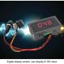 YWBL-WH Motor Governor,Motor Speed Controller CCM5D PWM Speed Controller Digital Display Motor Governor 6V 12V 24V Adjustable Stepless Speed Controller with Gasket +Nut DC 6V-24V 6A
