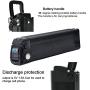 Jieoto E-Bike Battery 36V 10AH 12.5AH Lithium Li-ion Folding Bike Replacement Battery Pack for 500W 350W 250W Electric Bicycles Motor with Charger