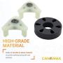 [NEW] Heavy Duty 285753A Motor Coupling METAL Core Replacement Part by Canamax - Compatible with Direct Drive Kenmore Whirlpool Washers - Replaces 119596 285140 3364003 3364002 AP3963893 - Pack of 2