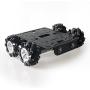 Professional 80mm Mecanum Wheel Car Chassis MC200 for Arduino / Raspberry pi / Micobit, Remote Control 4WD Metal Smart Robot Car Chassis Kit Omnidirectional Wheel with DC TT Motor DIY Toy AI RoS STEAM