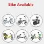 Jieoto E-Bike Pedelec Battery 36V/48 15AH Lithium Li-ion Folding Bike Replacement Battery Pack with Charger and BMS Protection Board, for 200W/350W/500W/750W Electric Bike Motors