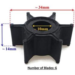 Boat Motor Water Pump Impeller Cooling for Hangkai 2-stroke 5hp 6hp Outboard motor Boat Engine
