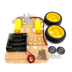 New Motor Smart Robot Car Chassis Kit Speed Encoder Battery Box 2WD Tracking Obstacle Avoidance Intelligent Car DIY Kit