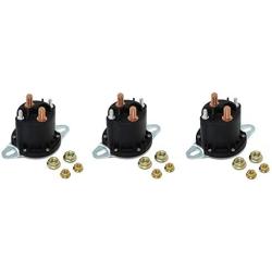 Buyers Products 1306317 Solenoid, 12v, Motor Relay, Continuous, Replaces Western #56131k-1 - Lot of 3